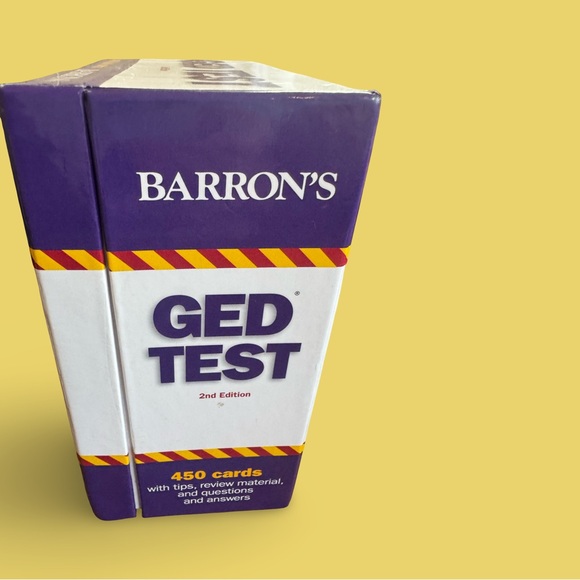Barron's GED 2nd Edition Test Flash Cards With Card Rings - Picture 5 of 6